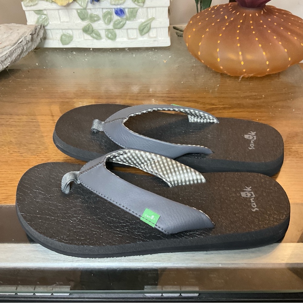 SANUK WOMENS YOGA MAT SANDALS SZ 7 - Picture 3 of 6